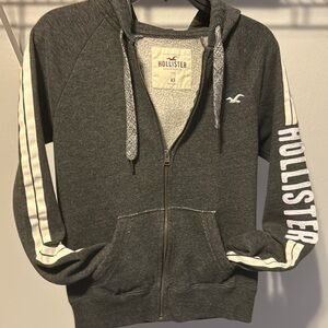 Hollister zip up hoodie